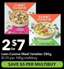Ritchies Lean Cuisine Meal Varieties offer