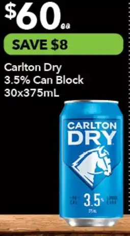 Ritchies Carlton Dry 3.5% Can Block offer