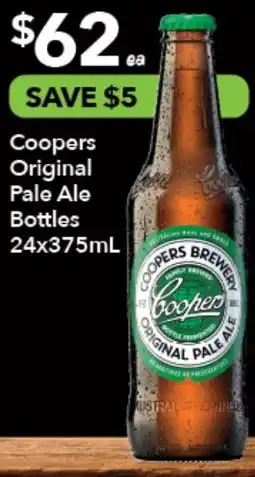 Ritchies Coopers Original Pale Ale Bottles offer