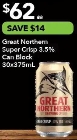 Ritchies Great Northern Super Crisp 3.5% Can Block offer