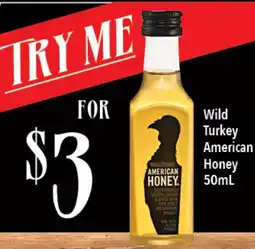 Ritchies Wild Turkey American Honey offer
