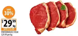 Supabarn Porterhouse steak offer