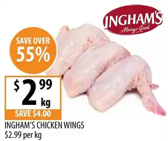 Supabarn Ingham's chicken wings offer