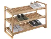 Howards Storage World WilliamsWare 3 Tier Bamboo Shoe Rack offer