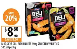 Supabarn Birds eye deli fish fillets offer