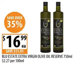 Supabarn BLU ESTATE EXTRA VIRGIN OLIVE OIL RESERVE offer