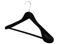 Howards Storage World Howards Black Flocked Wide Shoulder Hanger offer