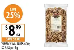 Supabarn Yummy walnuts offer