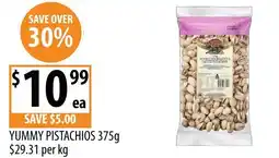 Supabarn Yummy pistachios offer