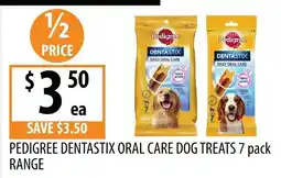 Supabarn Pedigree dentastix oral care dog treats range offer