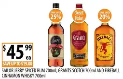 Supabarn Sailor jerry spiced rum offer