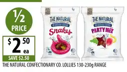 Supabarn The natural confectionary co lollies range offer