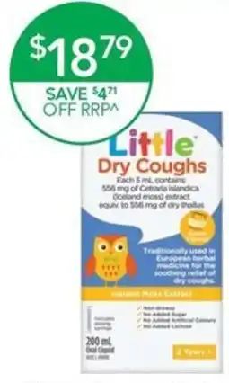 Terry White Little Dry Coughs offer