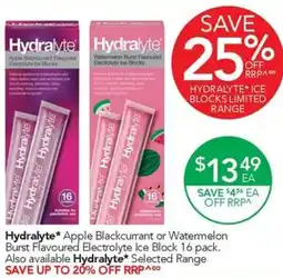 Terry White Hydralyte offer
