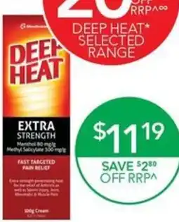 Terry White Deep Heat Extra Strength offer