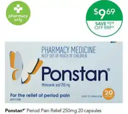 Terry White Ponstan offer