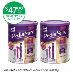 Terry White Pedisure Chocolate or Vanilla Formula offer