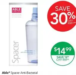 Terry White Able Spacer Anti Bacterial offer
