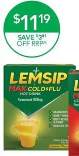 Terry White Lemsip Max Cold & Flu offer