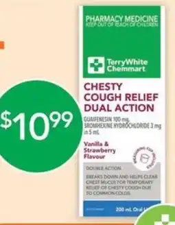 Terry White Terrywhite chemmart chesty cough relief dual action offer