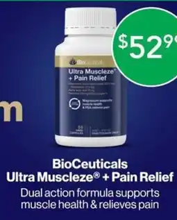Terry White BloCeuticals Ultra Muscleze + Pain Relief offer