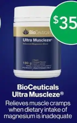 Terry White BioCeuticals Ultra Muscleze offer