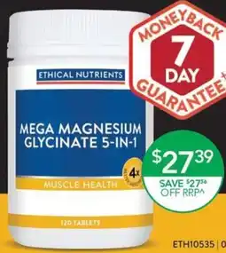 Terry White Ethical Nutrients Mega Magnesium offer