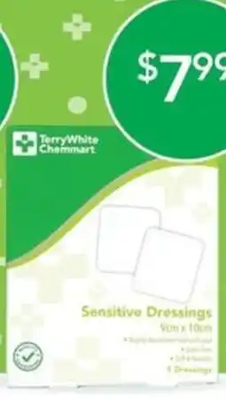 Terry White TerryWhite Chemmart Sensitive Dressings offer