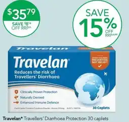 Terry White Travelan Travellers Diarrhoea Protection offer