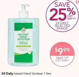 Terry White 24 Daily Instant Hand Sanitiser offer