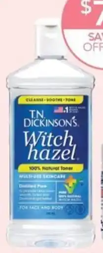 Terry White Tn dickinson's witch hazel natural toner offer