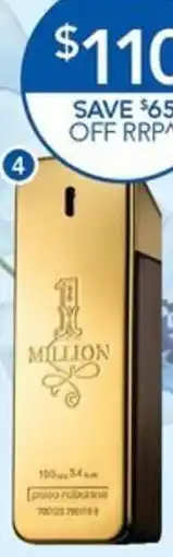 Terry White Rabanne 1 Million EDT Spray offer