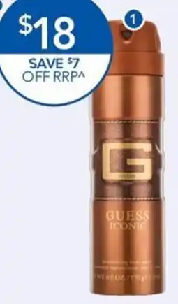 Terry White Guess Iconic For Men Deodorant Body Spray offer