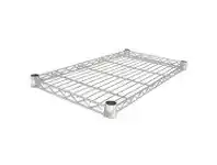 Howards Storage World Easy-Build Shelf W120 x D46cm - Chrome offer
