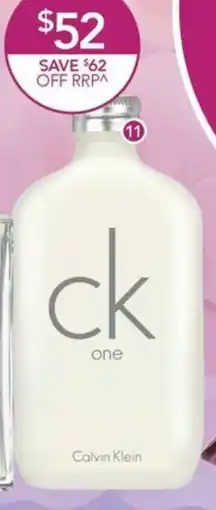 Terry White Calvin Klein CK One EDT Spray offer