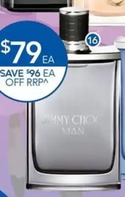 Terry White Jimmy Choo Man EDT Spray offer