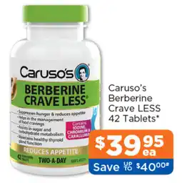 Good Price Pharmacy Caruso's Berberine Crave offer