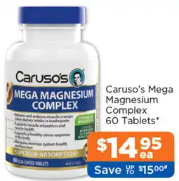 Good Price Pharmacy Caruso's Mega Magnesium Complex offer