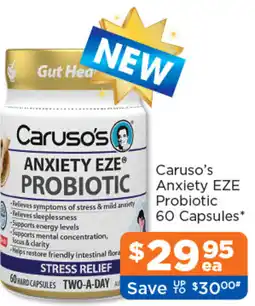 Good Price Pharmacy Caruso's Anxiety EZE Probiotic offer