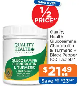 Good Price Pharmacy Quality Health Glucosamine Chondroitin & Turmeric + Black Pepper offer