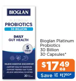 Good Price Pharmacy Bioglan Platinum Probiotics 30 Billion offer