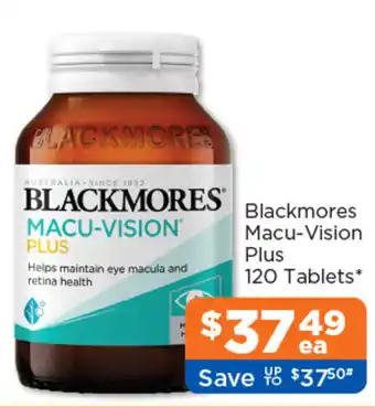 Good Price Pharmacy Blackmores Macu Vision Plus offer