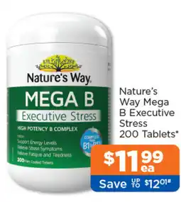 Good Price Pharmacy Natures Way Mega B Executive Stress offer