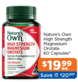 Good Price Pharmacy Natures Own High Strength Magnesium Orotate offer