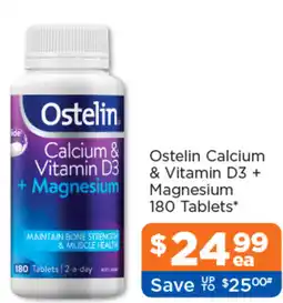 Good Price Pharmacy Ostelin Calcium & Vitamin D3 + Magnesium offer
