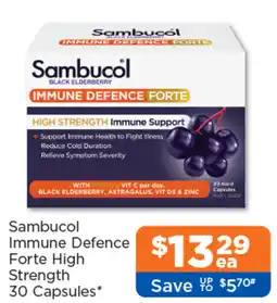 Good Price Pharmacy Sambucol Immune Defence Forte High Strength offer