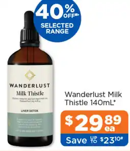 Good Price Pharmacy Wanderlust Milk Thistle offer