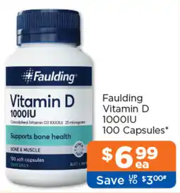 Good Price Pharmacy Faulding Vitamin D 1000IU offer