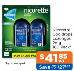 Good Price Pharmacy Nicorette Cooldrops Lozenges offer