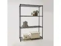 Howards Storage World Easy-Build Pole H120cm - Black offer